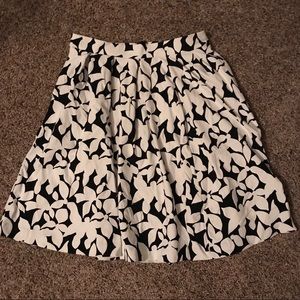 Scuba floral skirt